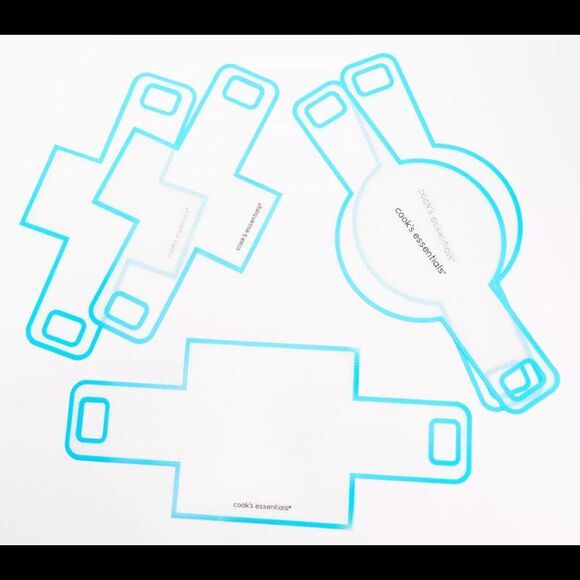 Cook's Essentials 5-pc Silicone Baking Mats w/ Helper Handles - Picture 1 of 1